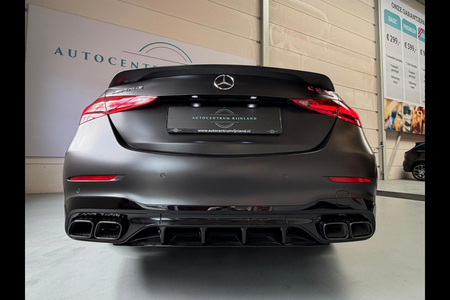 Mercedes-Benz C-Klasse AMG 63 S E Performance, panoramadak, 680PK, Head-up, Burmester, Sfeerverlichting, Track-pace