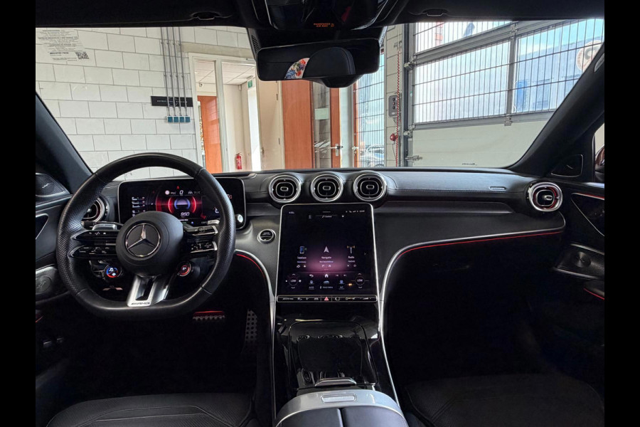 Mercedes-Benz C-Klasse AMG 63 S E Performance, panoramadak, 680PK, Head-up, Burmester, Sfeerverlichting, Track-pace