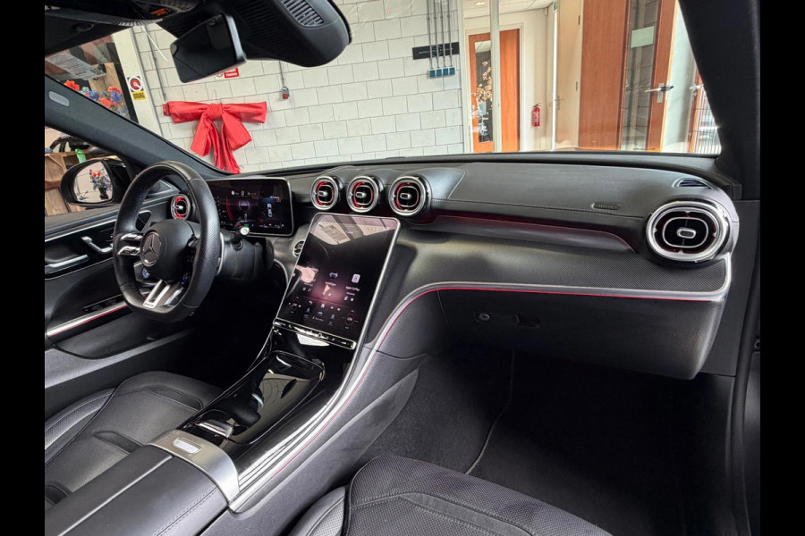 Mercedes-Benz C-Klasse AMG 63 S E Performance, panoramadak, 680PK, Head-up, Burmester, Sfeerverlichting, Track-pace