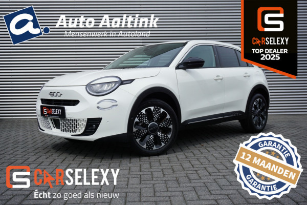 Fiat 600 Hybrid La Prima Automaat LEDER | CLIMA | MASSAGE | MEEST LUXE!