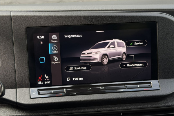 Volkswagen Caddy Cargo 1.5 TSI BPM VRIJ | 2x Schuifdeur | Virtual Dash | Leder | Groot Scherm | Camera | Standkachel