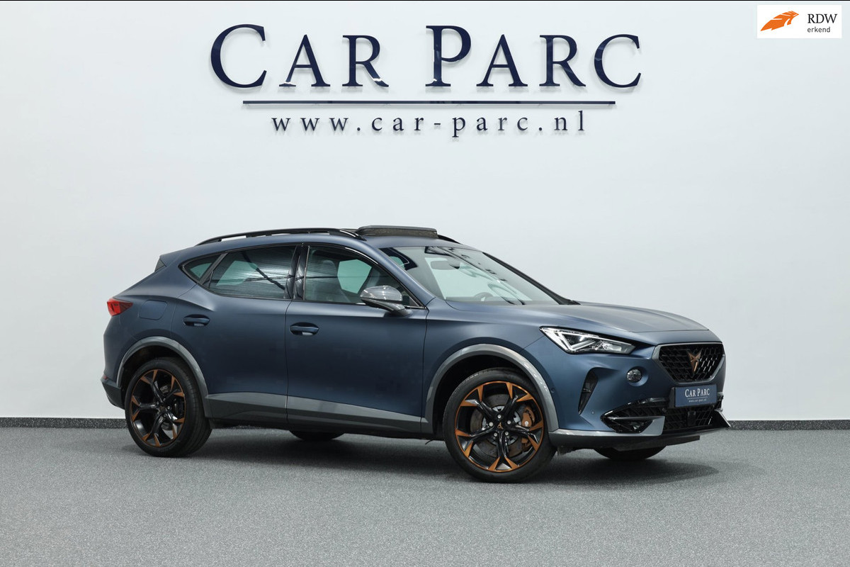 CUPRA Formentor 2.0 TSI 4DRIVE 310+PK MATT/LED/VIRTUAL/SFEER/PANO/LEDER+S.VERWARMING+MEMORY/19" LMV/CAM/ACC/ECC/12 MDN GARANTIE!
