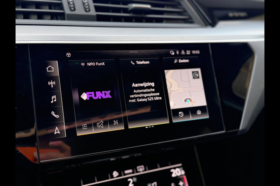 Audi e-tron Sportback 50 quattro S-Line edition (NL-auto, Panorama, StoelV, Carplay, Camera, PDC, Etc)