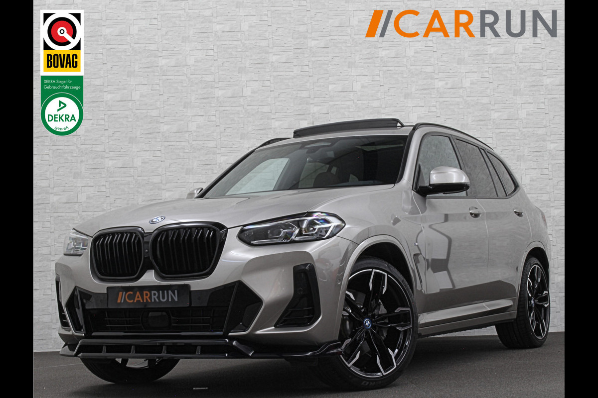 BMW iX3 M-Sport 80 kWh | Panorama | 360 Camera | ACC | Leder | 99% SOH | Head-Up | Keyless-Entry | Harman-Kardon | Memory | Dodehoek | 3-Zone Clima | Sfeerverlichting | Carplay | ISO-Glas | Draadloos Laden | Bovag Garantie |