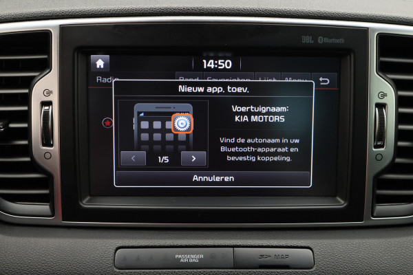 Kia Sportage 1.6 GDI Design Edition Leer, Camera, Cruise, Apple Carplay, JBL, Stoelverwarming, Trekhaak, 17''