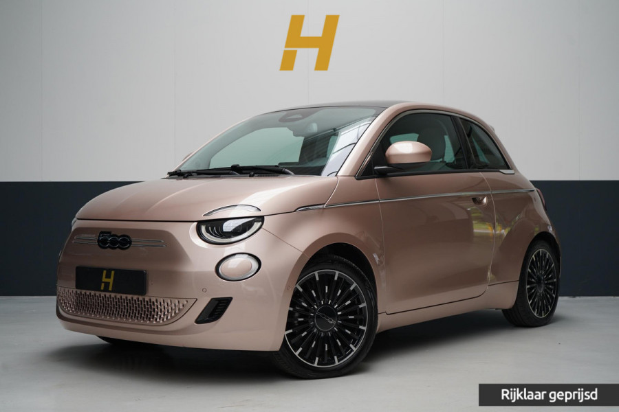 Fiat 500 La Prima 42 kWh | SoH 97,6% | Leder | Lm velgen | Navigatie | Carplay |