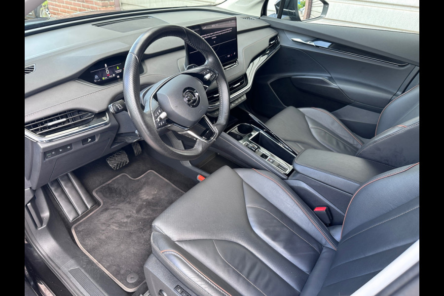 Škoda ENYAQ iV 80 First Edition|Leder|Trekhaak|21"|Travel Assist|ACC|Camera