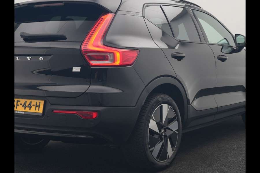 Volvo XC40 Recharge Twin Ultimate 82 kWh 408pk Dealer O.H. | Trekhaak Af Fabriek | Panodak | Adaptive Cruise | 360 Camera | Sportstoelen Memory & Verwarmd | Harman / Kardon | Keyless | Blis | Google Assistent | Stuur Verwarmd | Apple Carplay |