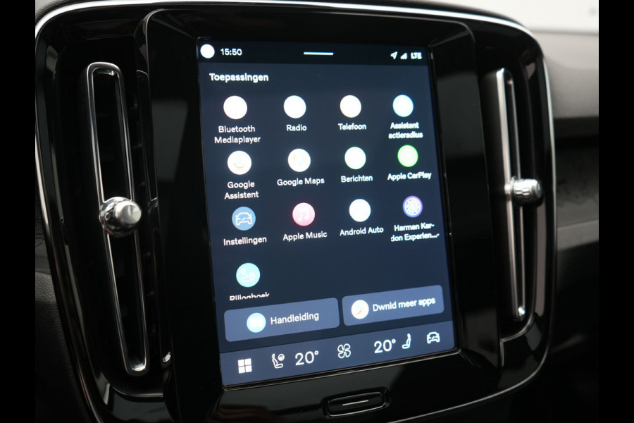 Volvo XC40 Recharge Twin Ultimate 82 kWh 408pk Dealer O.H. | Trekhaak Af Fabriek | Panodak | Adaptive Cruise | 360 Camera | Sportstoelen Memory & Verwarmd | Harman / Kardon | Keyless | Blis | Google Assistent | Stuur Verwarmd | Apple Carplay |