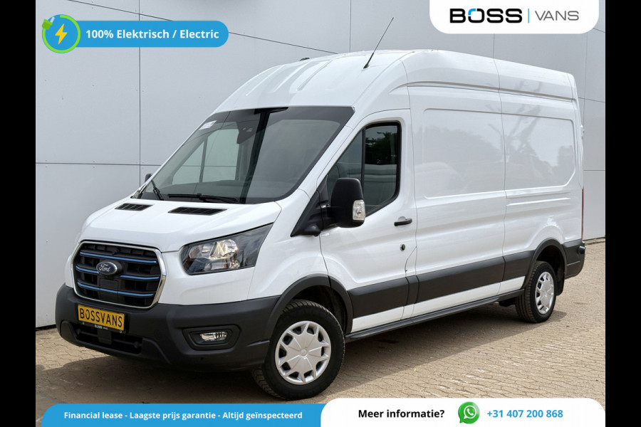 Ford E-Transit 68kWh 184PK L3H3 317km WLTP 96.4% (SOH) BEV Snelladen Camera Cruise control Climate control Carplay Navigatie Laadkabel Parkeersensoren