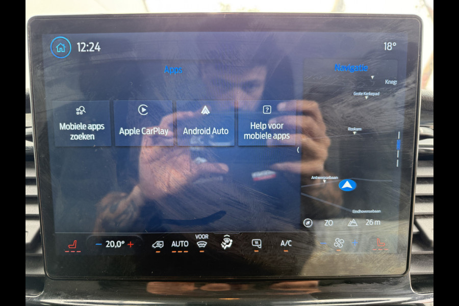 Ford E-Transit 68kWh 184PK L3H3 317km WLTP 96.4% (SOH) BEV Snelladen Camera Cruise control Climate control Carplay Navigatie Laadkabel Parkeersensoren