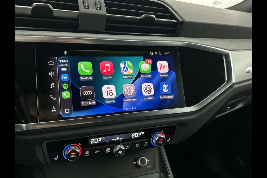 Audi Q3 45 TFSIe 245 PK S-Line Black Ed. Adapt.Cruise/Dodehoek/Carplay/LED+