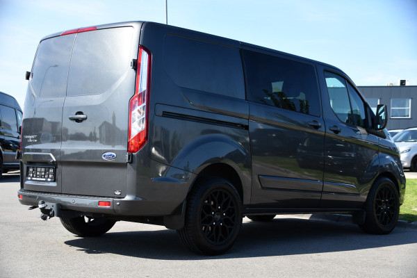 Ford Transit Custom 300 2.0 TDCI L1H1 Limited DC PB Edition Camera, Cruise, Carplay, LED, Leder, 2 x Schuifdeur, Stoelverwarming, Sensoren, Automaat, Uniek!
