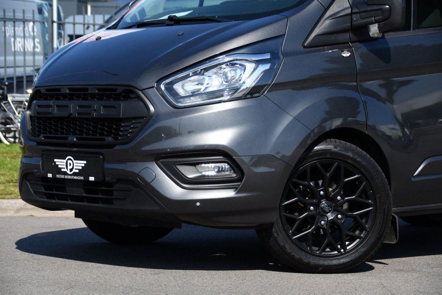 Ford Transit Custom 300 2.0 TDCI L1H1 Limited DC PB Edition Camera, Cruise, Carplay, LED, Leder, 2 x Schuifdeur, Stoelverwarming, Sensoren, Automaat, Uniek!