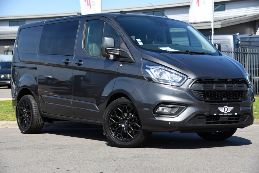 Ford Transit Custom 300 2.0 TDCI L1H1 Limited DC PB Edition Camera, Cruise, Carplay, LED, Leder, 2 x Schuifdeur, Stoelverwarming, Sensoren, Automaat, Uniek!
