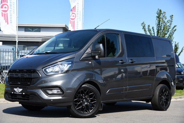 Ford Transit Custom 300 2.0 TDCI L1H1 Limited DC PB Edition Camera, Cruise, Carplay, LED, Leder, 2 x Schuifdeur, Stoelverwarming, Sensoren, Automaat, Uniek!