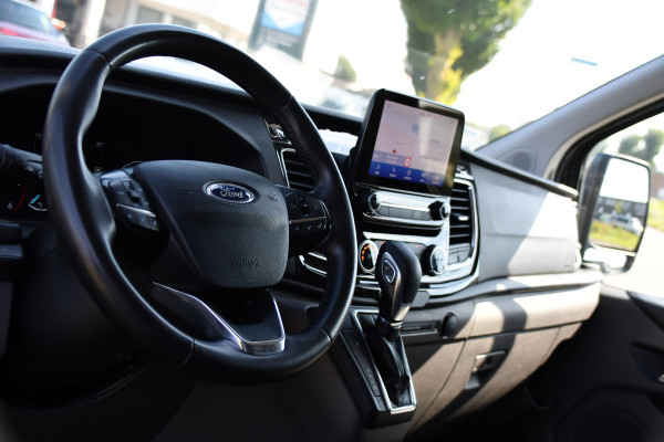 Ford Transit Custom 300 2.0 TDCI L1H1 Limited DC PB Edition Camera, Cruise, Carplay, LED, Leder, 2 x Schuifdeur, Stoelverwarming, Sensoren, Automaat, Uniek!
