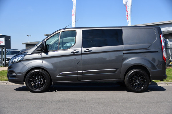 Ford Transit Custom 300 2.0 TDCI L1H1 Limited DC PB Edition Camera, Cruise, Carplay, LED, Leder, 2 x Schuifdeur, Stoelverwarming, Sensoren, Automaat, Uniek!