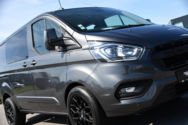 Ford Transit Custom 300 2.0 TDCI L1H1 Limited DC PB Edition Camera, Cruise, Carplay, LED, Leder, 2 x Schuifdeur, Stoelverwarming, Sensoren, Automaat, Uniek!