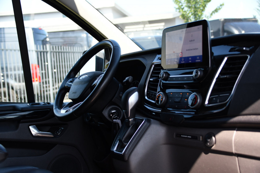 Ford Transit Custom 300 2.0 TDCI L1H1 Limited DC PB Edition Camera, Cruise, Carplay, LED, Leder, 2 x Schuifdeur, Stoelverwarming, Sensoren, Automaat, Uniek!