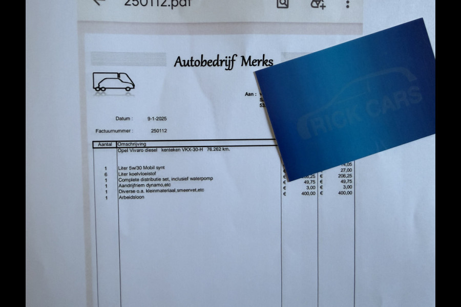 Opel Vivaro 2.0 CDTI 123 PK Euro 6 L2H1 Innovation Cruise/Trekhaak/clima/camera