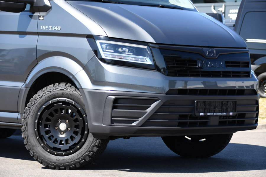 MAN TGE 3.180 35 2.0 L3H2 PB Edition MARGE! Camera, Cruise, Carplay, LED, Stuurverwarming, 177pk, Trekhaak, Automaat, Uniek!