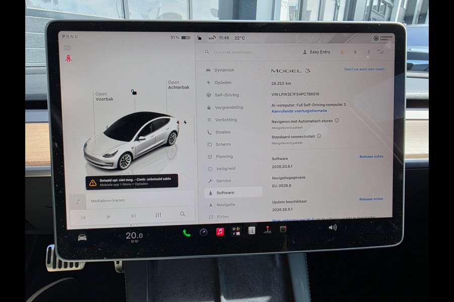 Tesla Model 3 Long Range AWD 75 kWh | FSD3 | WARMTEPOMP | PANO | 360 CAMERA