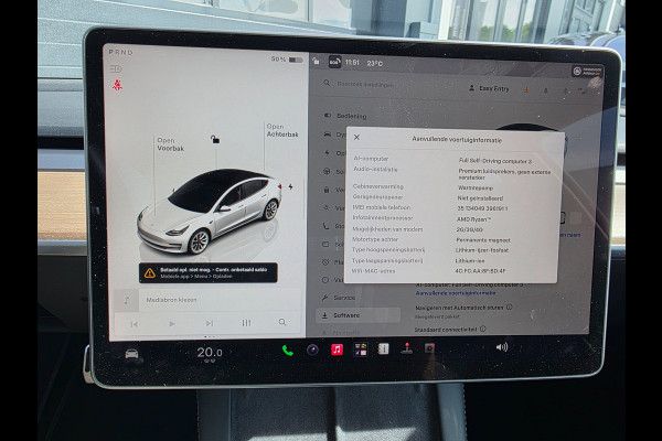 Tesla Model 3 Long Range AWD 75 kWh | FSD3 | WARMTEPOMP | PANO | 360 CAMERA