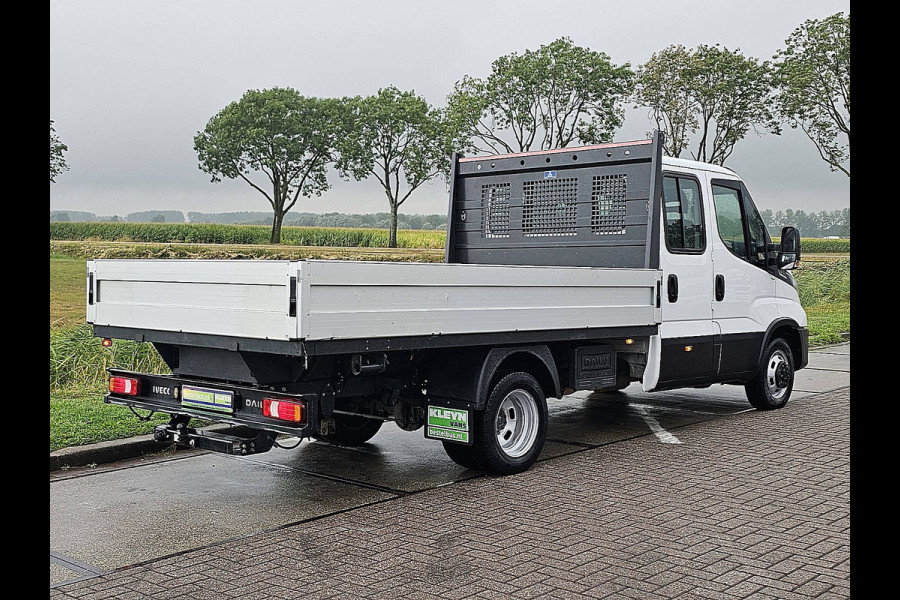 Iveco Daily 35C14V 2.3 Dubbele Cabine, Airco, Automaat, 3.5T-Trekhaak, Euro6, BPM-Vrij