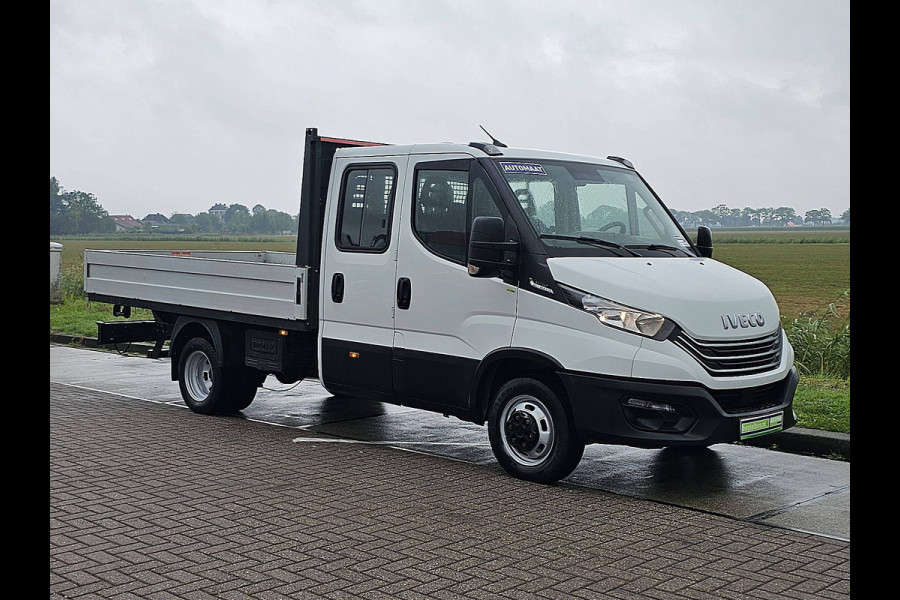 Iveco Daily 35C14V 2.3 Dubbele Cabine, Airco, Automaat, 3.5T-Trekhaak, Euro6, BPM-Vrij