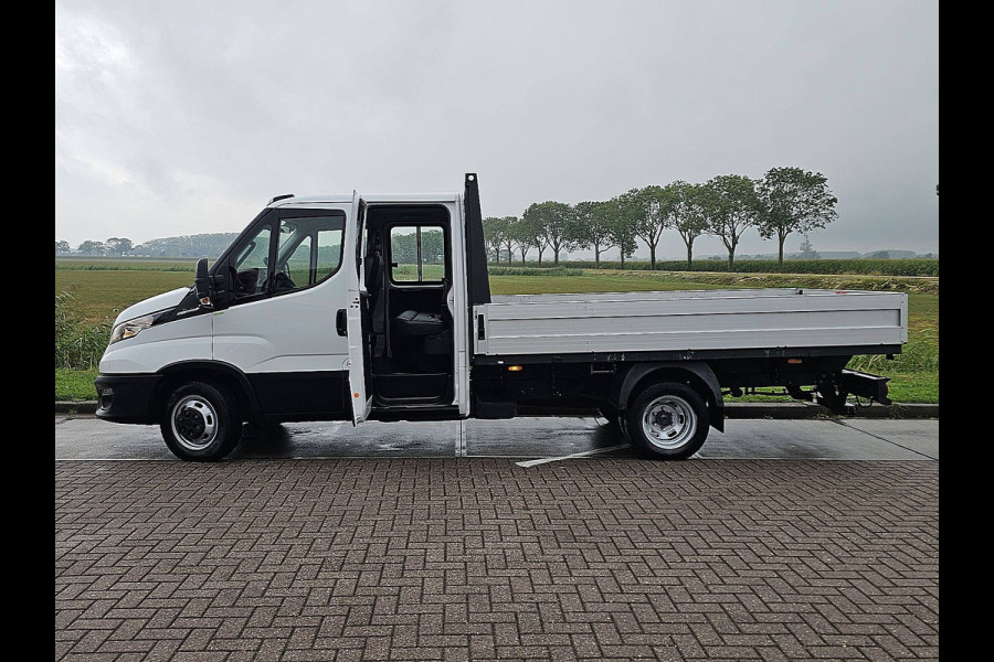 Iveco Daily 35C14V 2.3 Dubbele Cabine, Airco, Automaat, 3.5T-Trekhaak, Euro6, BPM-Vrij