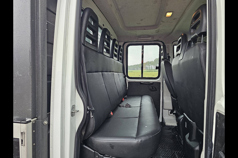Iveco Daily 35C14V 2.3 Dubbele Cabine, Airco, Automaat, 3.5T-Trekhaak, Euro6, BPM-Vrij