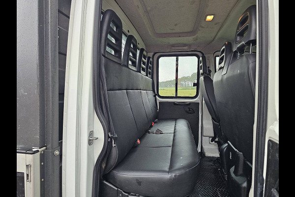 Iveco Daily 35C14V 2.3 Dubbele Cabine, Airco, Automaat, 3.5T-Trekhaak, Euro6, BPM-Vrij