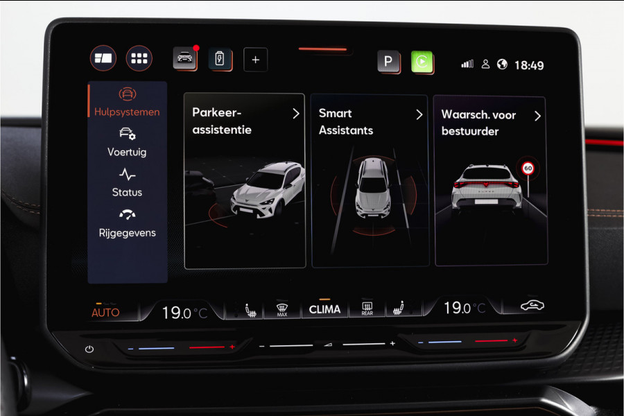 CUPRA Formentor 1.5 TSI e-Hybrid 272 PK VZ Performance | S/K-Panodak | Dig. Cockpit | Adapt. Cruise | Stoel-+Stuurverw. | PDC | 360 Camera | NAV + App. Connect | ECC | Elek. Klep | LM 19" | 7134