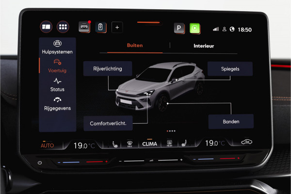 CUPRA Formentor 1.5 TSI e-Hybrid 272 PK VZ Performance | S/K-Panodak | Dig. Cockpit | Adapt. Cruise | Stoel-+Stuurverw. | PDC | 360 Camera | NAV + App. Connect | ECC | Elek. Klep | LM 19" | 7134