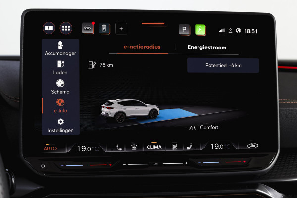 CUPRA Formentor 1.5 TSI e-Hybrid 272 PK VZ Performance | S/K-Panodak | Dig. Cockpit | Adapt. Cruise | Stoel-+Stuurverw. | PDC | 360 Camera | NAV + App. Connect | ECC | Elek. Klep | LM 19" | 7134