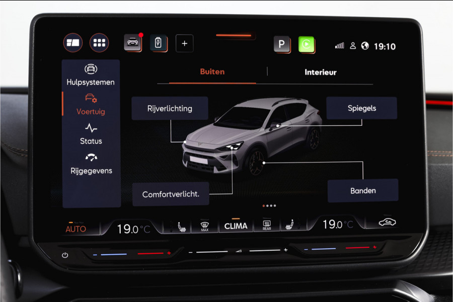 CUPRA Formentor 1.5 TSI e-Hybrid 272 PK VZ Extreme | S/k-Panodak | Dig. Cockpit | Adapt. Cruise | Stoel-+ Stuurverw. PDC | 360 Camera | NAV + App. Connect | ECC | Elek. Klep | LM 19" | 0661