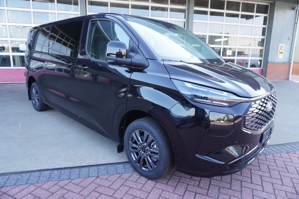 Ford E-Transit Cust. 320 L2H1 Limited 71 kWh 160KW/218PK Dubbelcab. Automaat nr. V087 | Airco | Adap.Cruise | Navi | 360 Camera | Schuifdeur L+R