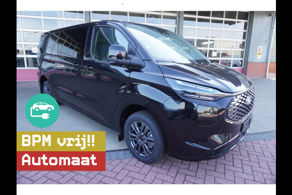 Ford E-Transit Cust. 320 L2H1 Limited 71 kWh 160KW/218PK Dubbelcab. Automaat nr. V087 | Airco | Adap.Cruise | Navi | 360 Camera | Schuifdeur L+R