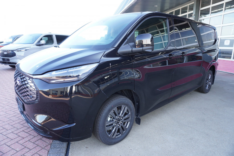 Ford E-Transit Cust. 320 L2H1 Limited 71 kWh 160KW/218PK Dubbelcab. Automaat nr. V087 | Airco | Adap.Cruise | Navi | 360 Camera | Schuifdeur L+R