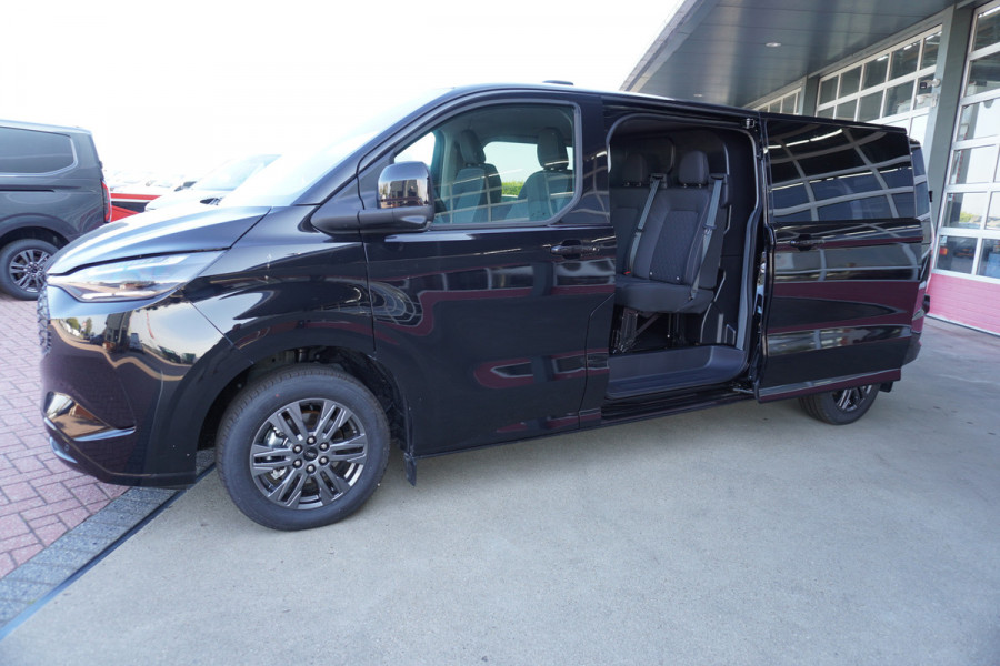 Ford E-Transit Cust. 320 L2H1 Limited 71 kWh 160KW/218PK Dubbelcab. Automaat nr. V087 | Airco | Adap.Cruise | Navi | 360 Camera | Schuifdeur L+R