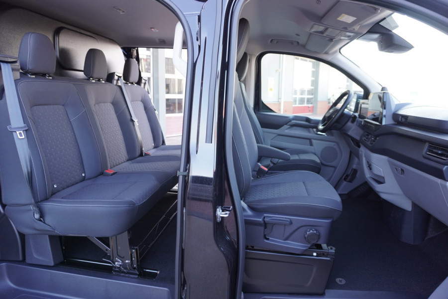 Ford E-Transit Cust. 320 L2H1 Limited 71 kWh 160KW/218PK Dubbelcab. Automaat nr. V087 | Airco | Adap.Cruise | Navi | 360 Camera | Schuifdeur L+R