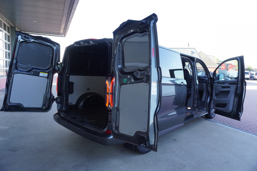 Ford E-Transit Cust. 320 L2H1 Limited 71 kWh 160KW/ 218pk Dubbelcab. Automaat nr. V085 | Airco | Adap.Cruise | Navi | 360 Camera | Schuifdeur L+R