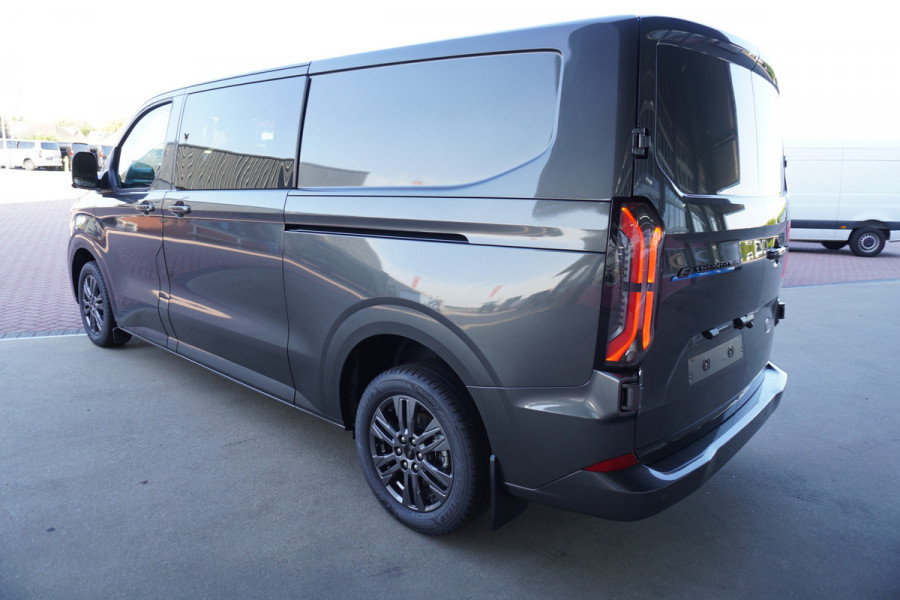Ford E-Transit Cust. 320 L2H1 Limited 71 kWh 160KW/ 218pk Dubbelcab. Automaat nr. V085 | Airco | Adap.Cruise | Navi | 360 Camera | Schuifdeur L+R