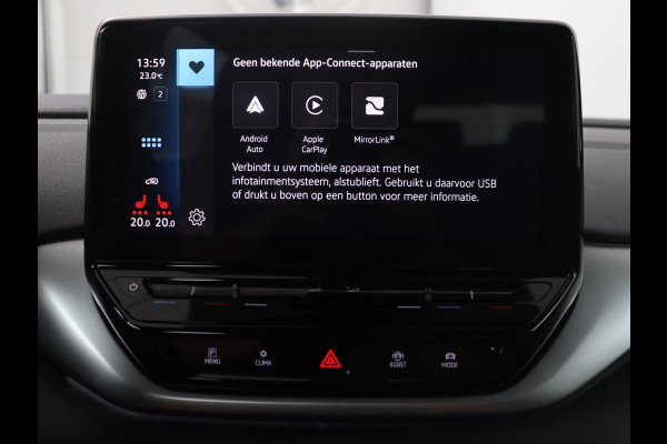 Volkswagen ID.4 Pro 77 kWh | SOH 95,4% | Adaptive cruise | Lane assist | Stuur/stoelverwarming | Climate control | Sfeerverlichting | Carplay | Park assist | 20" velgen