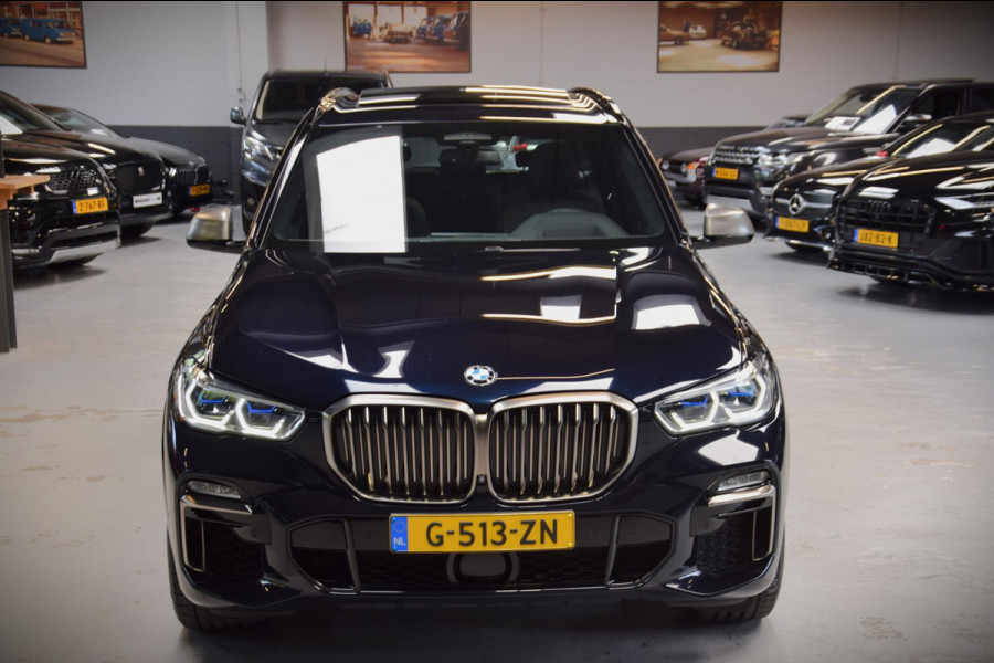 BMW X5 M50i V8 High Executive Navi|Leder|Dealer onderhouden|Massage|Swarovski|Sky-Lounge|531pk!!|ACC|Org.NL