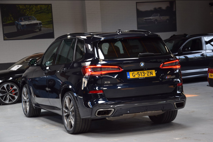 BMW X5 M50i V8 High Executive Navi|Leder|Dealer onderhouden|Massage|Swarovski|Sky-Lounge|531pk!!|ACC|Org.NL