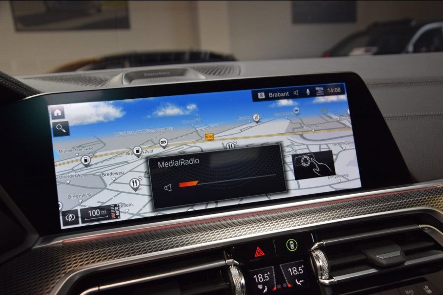 BMW X5 M50i V8 High Executive Navi|Leder|Dealer onderhouden|Massage|Swarovski|Sky-Lounge|531pk!!|ACC|Org.NL