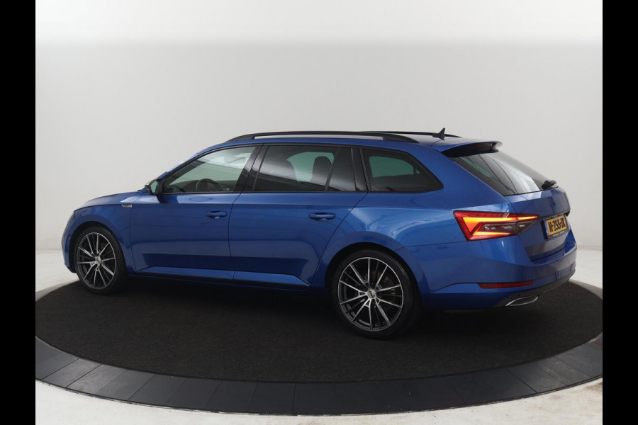 Škoda Superb Combi 1.5 TSI ACT Sportline Business | Leder/alcantara | Memory | Stoelverwarming | Virtueel dashboard | Park assist | Carplay | Navigatie | Climate control | Sfeerverlichting | Elektrische achterklep
