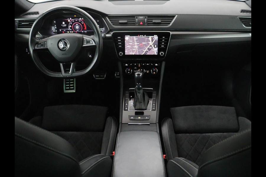 Škoda Superb Combi 1.5 TSI ACT Sportline Business | Leder/alcantara | Memory | Stoelverwarming | Virtueel dashboard | Park assist | Carplay | Navigatie | Climate control | Sfeerverlichting | Elektrische achterklep